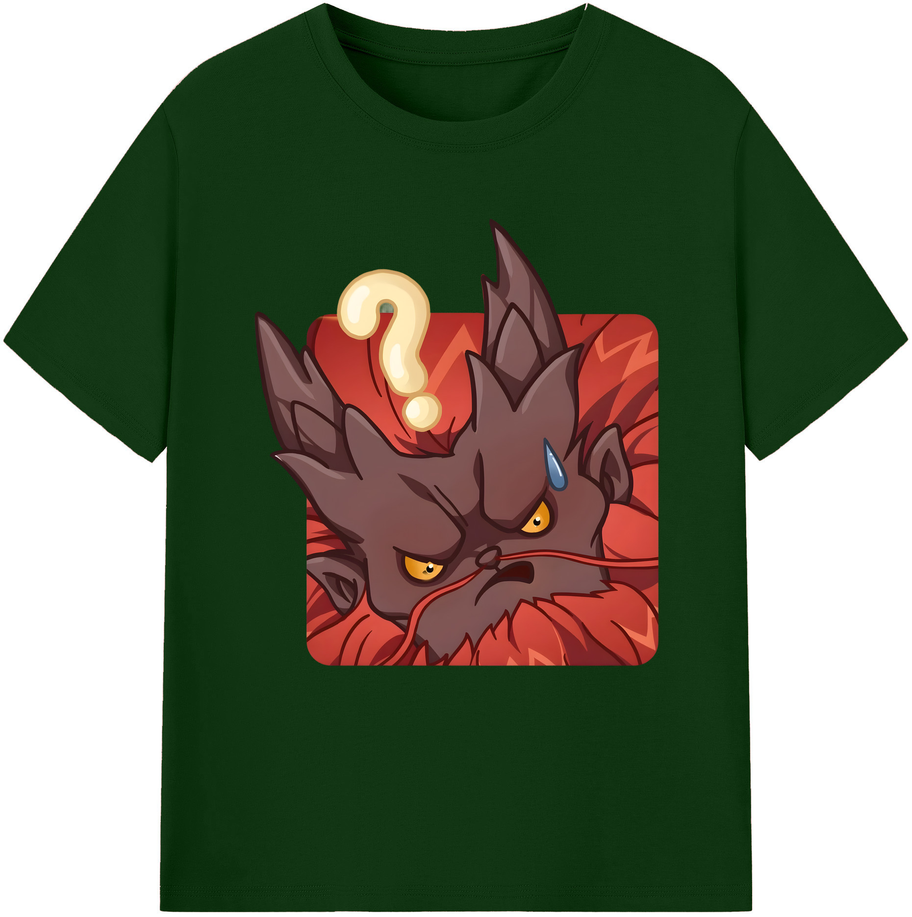 （画像用） Ne Zha 2 ナタ 魔童の大暴れ 綿100％半袖Tシャツ（フロントプリント）